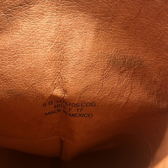 Frye Tall Boot Cognac Leather Size 9 B 3475705 - Picture 4 of 13